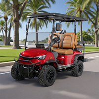 Voiturette de golf électrique DC-H-F2+2, produit de qualité, modèle rehaussé pour le transport, 4 places, personnalisable avec NFC