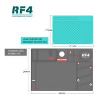 RF4 260x380MM tapis de soudure en Silicone isolé soudage BGA Station de bureau téléphone réparation Pad plate-forme d'entretien RF-PO2