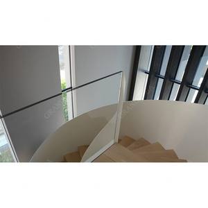 Escalera <span class=keywords><strong>de</strong></span> Caracol curvada para interiores, decoración moderna <span class=keywords><strong>de</strong></span> lujo para el hogar, <span class=keywords><strong>escaleras</strong></span> <span class=keywords><strong>de</strong></span> madera, viga lateral doble, <span class=keywords><strong>escaleras</strong></span> personalizadas - Product Image 4