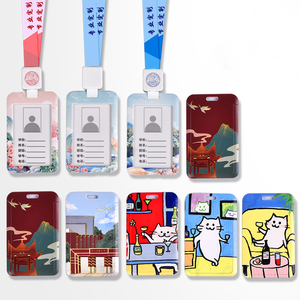 Étuis rigides en plastique avec fenêtre transparente, porte-cartes d'identité pour employés, étudiants, cartes <span class=keywords><strong>de</strong></span> crédit, cartes d'exposition, porte-badges d'étudiant - Product Image 6
