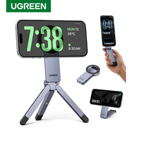 Support de téléphone magnétique UGREEN pour selfie, trépied de poche portable, accessoires de voyage, support de téléphone mains libres flexible