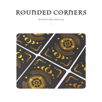 Services d'impression sur carton 2025, taille personnalisée, logo plaqué or, carte de tarot flash avec boîte