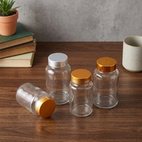 Mattierte Transparente Kapsel-Flasche, Medizinische Weithalsglas-Reagenzflasche, Reagenz-Dosierflasche
