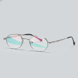 Gafas Anti Luz Azul, Montura Octogonal Completa, Lentes de Resina, Unisex, Modernas, Ligeras, Gafas Ópticas para Adultos - Product Image 4