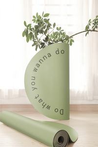 Expert Fitness Esterilla de Yoga de goma PU semiredonda Antideslizante Absorción de impactos con bolsa de estudio en casa silenciosa 5mm de espesor - Product Image 2