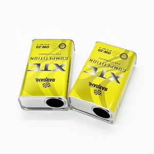 Latas de Metal para Aceite Lubricante de 1L, de Alta Calidad, OEM/ODM, Cuadradas y Rectangulares, Impresión Offset, Logotipo Personalizado, con Tapa de Plástico - Product Image 4