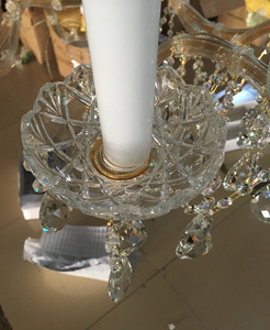 Diam 2m <span class=keywords><strong>metro</strong></span> de ancho oro vela boda salón de banquetes gran Maria Teresa cristal candelabro - Product Image 5