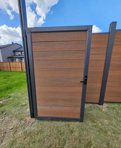 Ngoài trời PVC WPC Composite Panel hàng rào Panel tường bên ngoài tường trang trí nội thất, WPC Panel tường, - Product Image 1