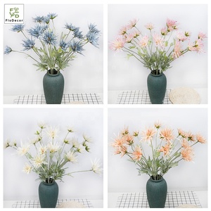 Stile scandinavo <span class=keywords><strong>margherita</strong></span> 78cm <span class=keywords><strong>3</strong></span> teste di seta artificiale granchio artiglio crisantemo ristorante decorazione giardino di nozze - Product Image 3