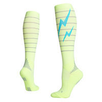 Chaussettes de sport longues antidérapantes Terry Sole pour la course à pied en plein air, la remise en forme, la compression
