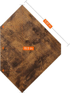 Étagères d'angle flottantes avec trou de cordon <span class=keywords><strong>pour</strong></span> boîte à câbles de haut-parleur Étagère de rangement <span class=keywords><strong>suspendue</strong></span> en bois Étagère d'angle Support mural - Product Image 2