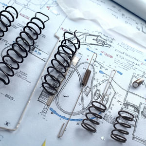 Resorte de gas de acero inoxidable Industrial de suministro al por mayor, modelo 168F, alambre de tensión de 30mm, espiral, accesorios de Hardware para automóviles <span class=keywords><strong>LEON</strong></span> - Product Image 6