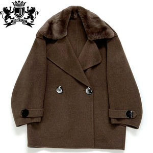 Janefur <span class=keywords><strong>Giacca</strong></span> <span class=keywords><strong>in</strong></span> <span class=keywords><strong>Lana</strong></span> Cashmere Retrò Classica <span class=keywords><strong>da</strong></span> <span class=keywords><strong>Donna</strong></span> 2026, Bestseller con Elegante Colletto Quadrato <span class=keywords><strong>in</strong></span> Pelliccia, Cappotto Marrone <span class=keywords><strong>in</strong></span> Cashmere per Donne - Product Image 3