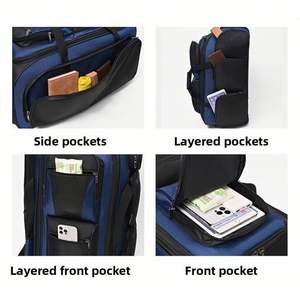 Bolsa de Viaje de Nailon Impermeable, Ligera, de Gran Capacidad, Multifuncional, con Ruedas, para Deportes y Negocios, Venta al Por Mayor - Product Image 4