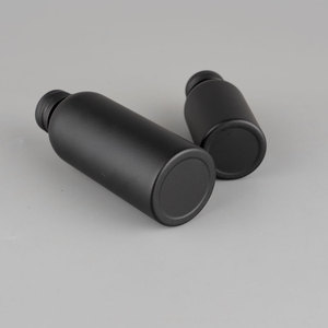 Venta al por mayor personalizado vacío 30ml 40 ml 50 ml 100 mL 120ml 150 ml 1oz 4 oz negro cosmético botella de <span class=keywords><strong>aluminio</strong></span> con tapón de rosca - Product Image 3