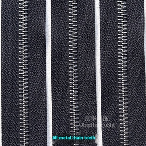 Pour YKK No.5 blanc laiton métal fermé queue fermeture éclair pour vêtements sacs chaussures bottes autres accessoires - Product Image 4