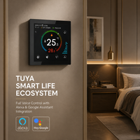 Thermostat de chauffage électrique moderne 220V régulateur de température programmable WiFi coloré pour les pièces de systèmes de chauffage par le sol à la maison