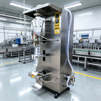 Machine de remplissage automatique de sachets pour boissons, à haute efficacité et simple d'utilisation, pour jus et eau, haute productivité, capacité de 100 ml