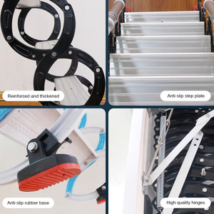 Échelle de grenier électrique télescopique de haute qualité au design moderne pour petits espaces, échelle <span class=keywords><strong>escamotable</strong></span> - Product Image 5