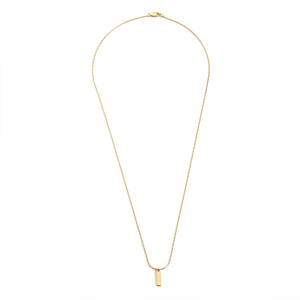 Collana EManco Minimalista con Ciondolo Quadrato, Catena in Acciaio Inossidabile 18k per Uomo - Product Image 3