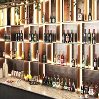 Bar à cocktails personnalisé Station Restaurant Bar Comptoir Design Équipement de bar