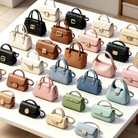 MOQ Fleksibel Tas Tangan Mewah Bekas Asli Model Mini dengan Pegangan Atas, Desain Terlaris untuk Toko Butik