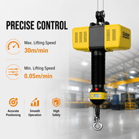 Dispositif de levage intelligent pour rail, chariot, axe coulissant, chaîne, équilibreur électrique, contrôleur LCD, télécommande, ateliers de réparation de machines