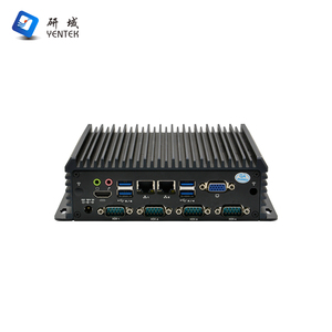 Mini <span class=keywords><strong>PC</strong></span> Industrial Integrado Intel Celeron J6412 con Amplio Rango de Temperatura, HD VGA, Pantalla 4K, SIM, GPIO, <span class=keywords><strong>2</strong></span> LAN, 6 RS232, 485 COM, CAN, Sin Ventilador - Product Image 1