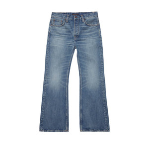 <span class=keywords><strong>Jeans</strong></span> svasati da <span class=keywords><strong>uomo</strong></span> in Denim a vita media <span class=keywords><strong>Regular</strong></span> Vintage di alta qualità - Product Image 3