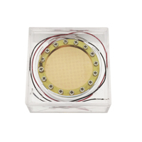 Capsule de microphone à diaphragme plaqué or double face de qualité supérieure MAI AO LA-34C, noyau de capteur stéréo haute sensibilité pour les passionnés d'audio DIY