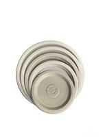 Assiettes jetables en fibre de coque de riz 100 % biodégradables et compostables, compatibles micro-ondes, vaisselle écologique classique pour la maison et le camping
