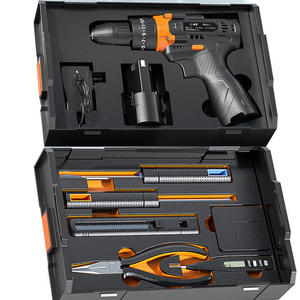 Nuevo hardware <span class=keywords><strong>para</strong></span> el hogar, taladro eléctrico, destornillador, cinta métrica, alicates de punta de <span class=keywords><strong>aguja</strong></span>, un kit de herramientas multitaladro, juego de reparación - Product Image 1