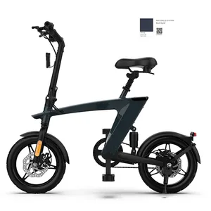 Wholesale (E-Bicicleta) Adults 36V Lithium Battery Power Max Range 45-55KM Removable Battery Feature Foldable Electric Bike