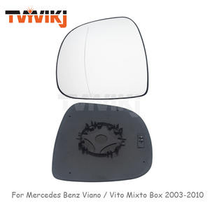 Rétroviseur latéral chauffant gauche et <span class=keywords><strong>droit</strong></span> pour <span class=keywords><strong>Mercedes</strong></span> Benz W639 Viano <span class=keywords><strong>Vito</strong></span> Mixto Box 2003-2010 – Remplacement automatique de la vitre de rétroviseur extérieur - Product Image 2