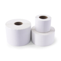 Label Perekat Termal Tahan Air Ukuran 58x40mm, Stiker Pengiriman Serbaguna dan Label Harga Eceran yang Cocok untuk Printer Termal