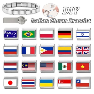 Pulsera cristiana modular DIY de acero inoxidable galvanizado, estilo italiano, multifuncional, superventas transfronteriza en países de la UE - Product Image 4
