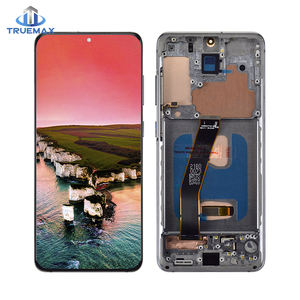 Tela de pantalla con marco para <span class=keywords><strong>Samsung</strong></span> S20 Plus Ultra <span class=keywords><strong>S</strong></span> <span class=keywords><strong>20</strong></span> <span class=keywords><strong>5g</strong></span> s20plus <span class=keywords><strong>fe</strong></span> Dynamic Super AMOLED OLED OEM con marco - Product Image 1