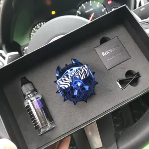 Regalo Scatola di Profumo Liquido Creativo Bulldog Decorazione Auto Auto Profumo Auto Bevanda Rinfrescante di Aria Fredda di Modo Clip Bulldog Fragranza del Profumo Profumo