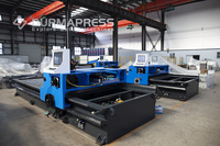 Machine à rainurer horizontale CNC DAS 1500 4000 à haute rigidité et robuste, entraînement hydraulique pour plaques d'acier épaisses, certifiée CE