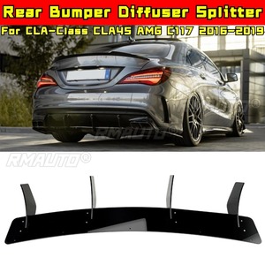 ชุดแต่งกันชนหลัง สำหรับ Mercedes Benz CLA-Class CLA45 AMG C117 ปี 2016-2019 สปอยเลอร์กันชนหลัง ตัวแยกกันชนหลัง อุปกรณ์ตกแต่งรถยนต์ - Product Image 1