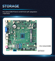 Placa base industrial Mini ITX, venta al por mayor, Intel Alder Lake N100, 6COM, puertos, DDR4, VGA, LVDS, 3 pantallas integradas, Mini placa base