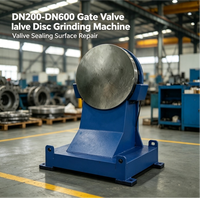 Machine de rectification de disques de vannes DN200-DN600 pour la réparation et le rodage des surfaces d'étanchéité avec certification CE ISO