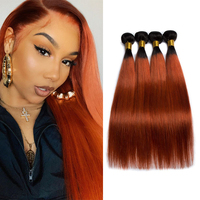 Vente en gros de paquets de cheveux vierges bruts vendeurs 10A 12A paquet de cheveux alignés à double cuticule étirée tissage de cheveux brésiliens raides