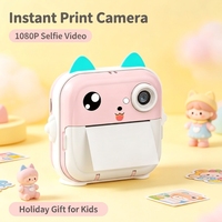 Cámara Instantánea para Niños al por Mayor, Impresión Térmica HD de 48MP, 1080P, Selfie, Vlogging, OEM, ODM, Logotipo Personalizado, Regalo Navideño para Niños