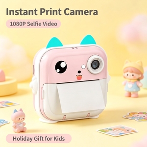 Appareil photo instantané pour enfants en gros, impression thermique HD 48MP, 1080P, selfie, vlogging, OEM, ODM, logo personnalisé, cadeau de vacances pour enfants - Product Image 1