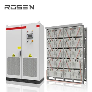 罗森太阳能300kw系统太阳能发电厂500Kwh锂离子电池用于太阳能系统电池价格