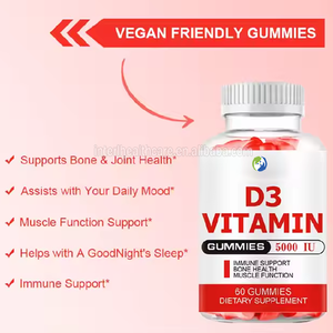 Ausreson OEM vitamina D3 gomitas suplemento calcio masculino y femenino esqueleto vitamina D3 gomitas de caramelo - Product Image 2