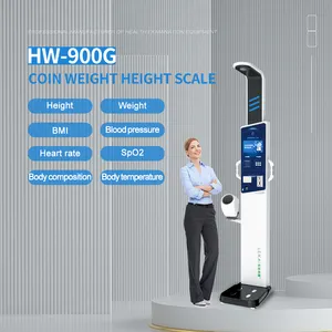 Self servis çok fonksiyonlu tıbbi sağlık kontrolü Kiosk fiziksel muayene makinesi