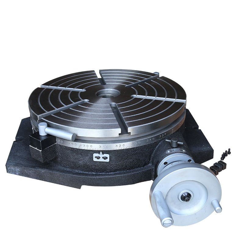 Горизонтальный ручной Универсальный вращающийся разделительный стол TS320 для фрезерного станка