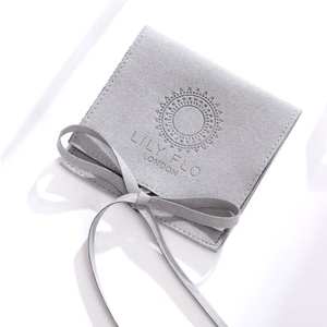 PandaSew High Quality <b>Envelope</b> Jewelry Pouch <b>Gift</b> Packaging Jewelry Bag with Custom Logo - Product Image 3